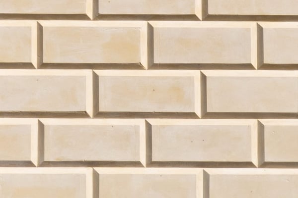 Limestone brickwork